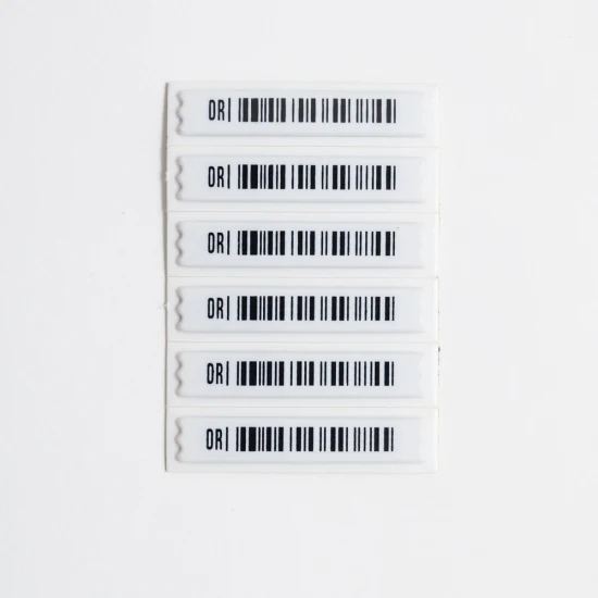 Retail Supermarket EAS Am 58kHz Label Barcode Label Security Soft Label Excellent Chips Am 58kHz Security Soft Dr Label Tag Security EAS Anti Theft Label